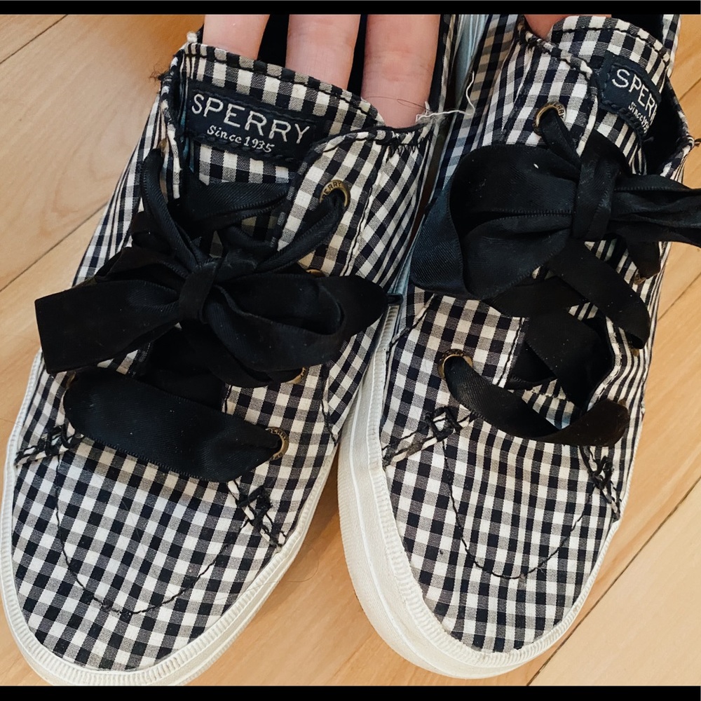 Sperry Gingham Sneakers